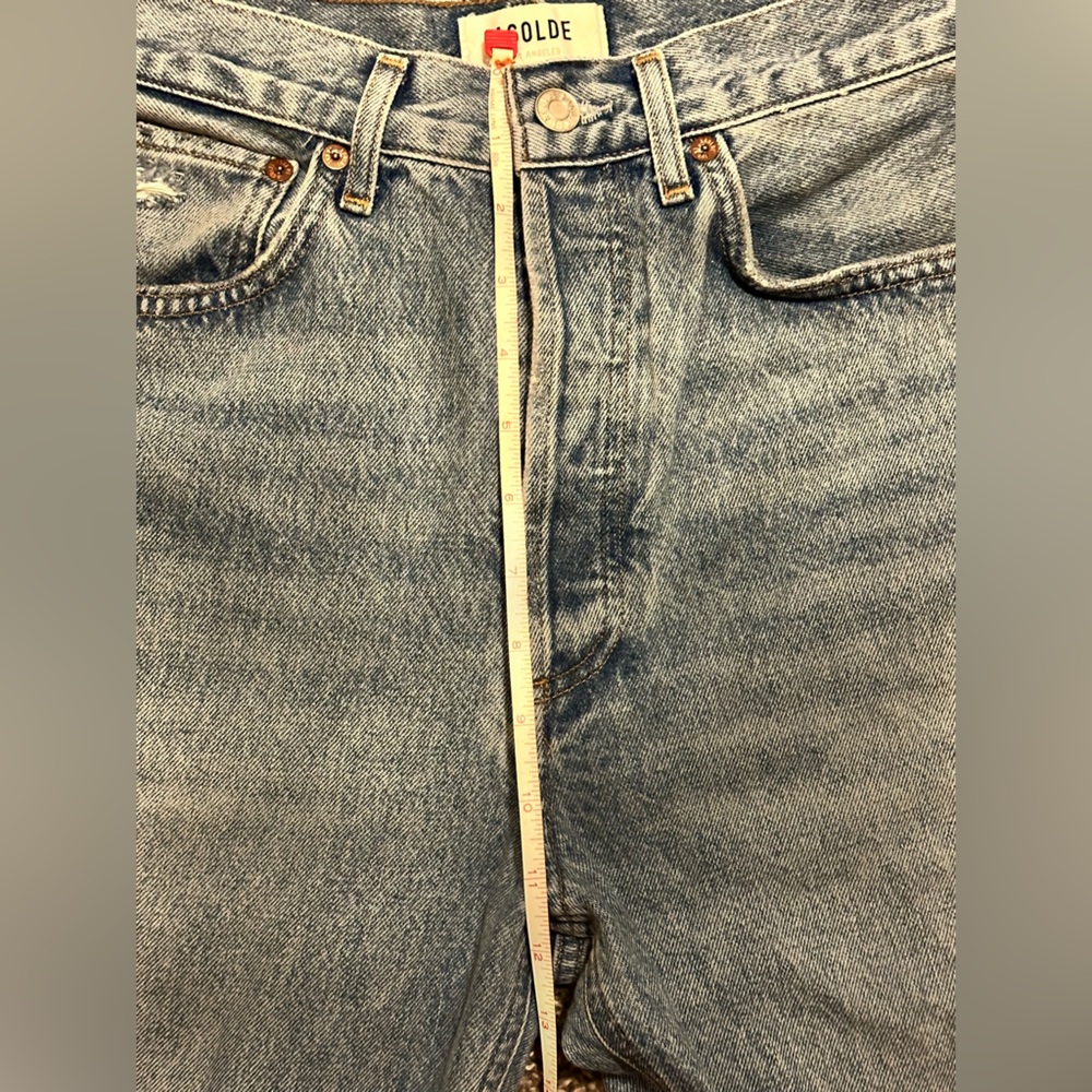 Agolde Women’s Jeans, high waist straight leg - Picture 8 of 10